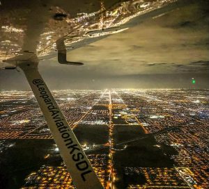 Instrument rating test at Leopard Aviation flight school.