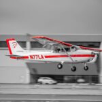 Image of Leopard Aviation Cessna landing.