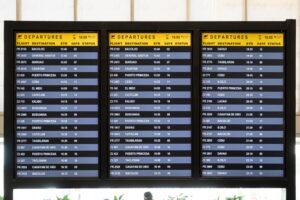 Picture of airline pilot work schedule