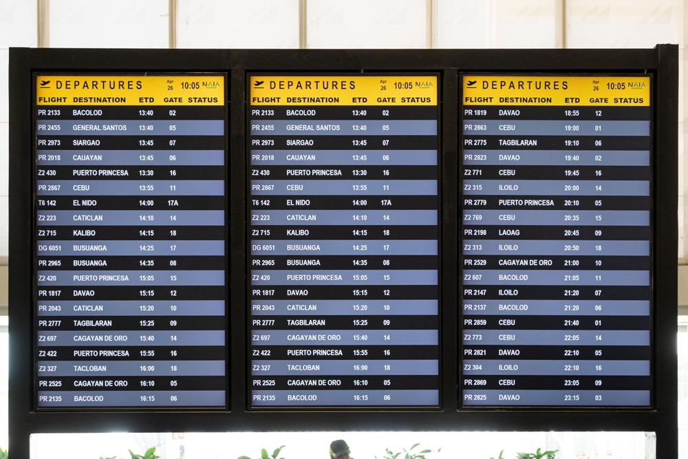 Picture of airline pilot work schedule